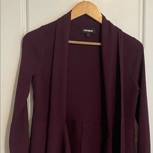 NWOT Express Drape Front Cardigan